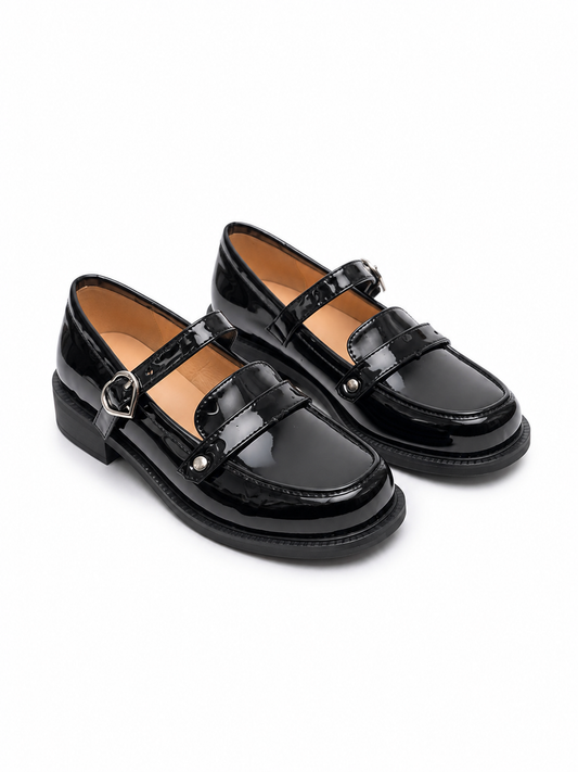 Jade - Mocassins En Cuir Vernis