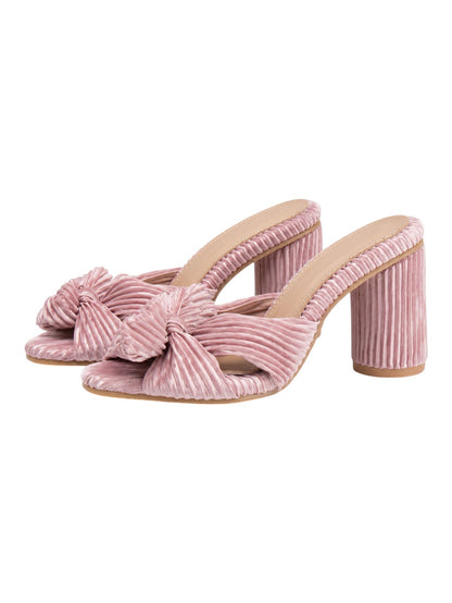 Lily - Mules à Talons Estivales