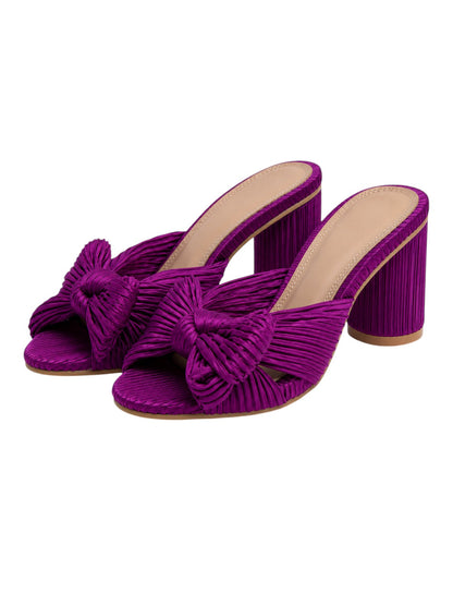 Lily - Mules à Talons Estivales