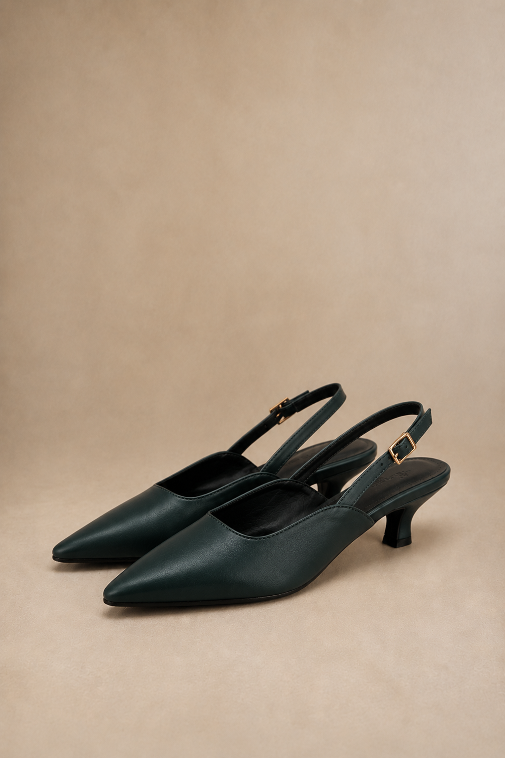 Nina - Slingback Kitten Heels