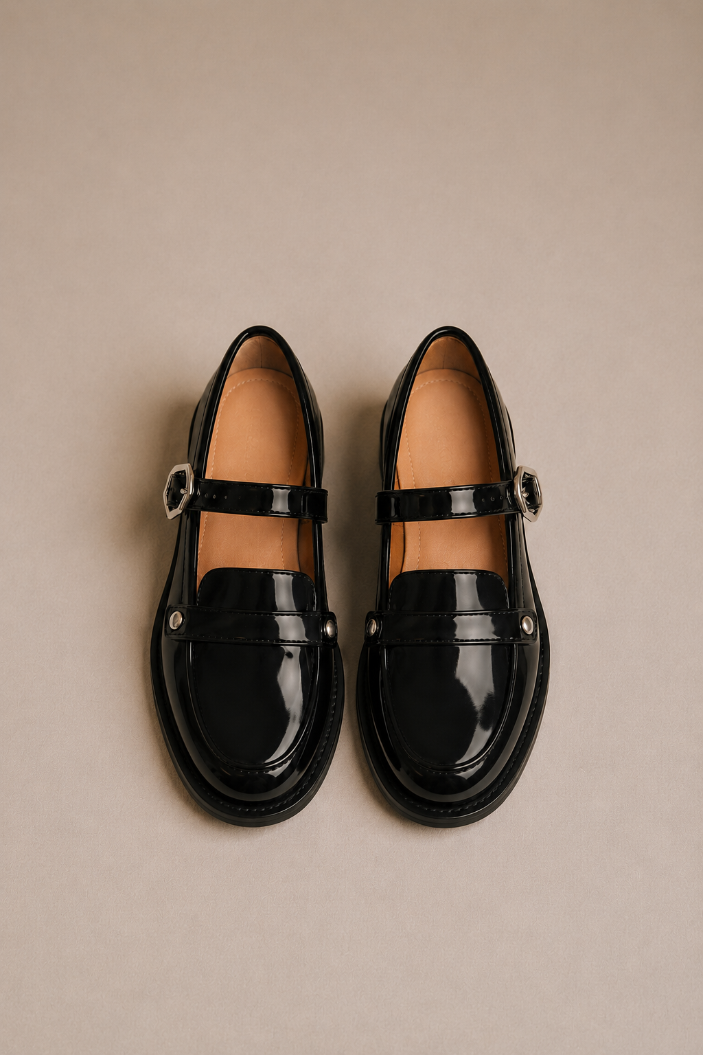 Jade - Mocassins En Cuir Vernis