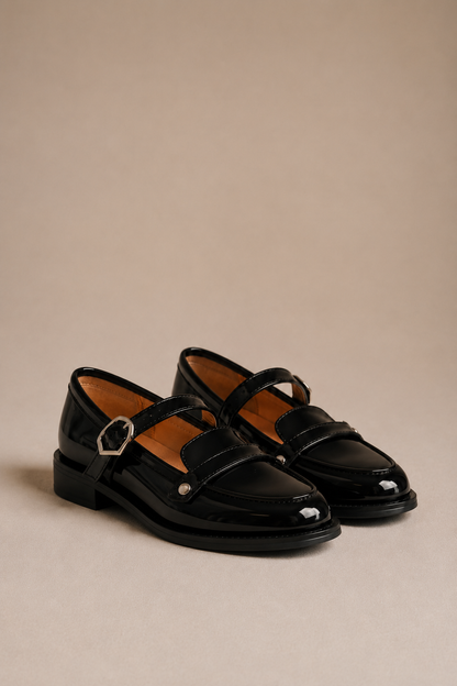 Jade - Mocassins En Cuir Vernis
