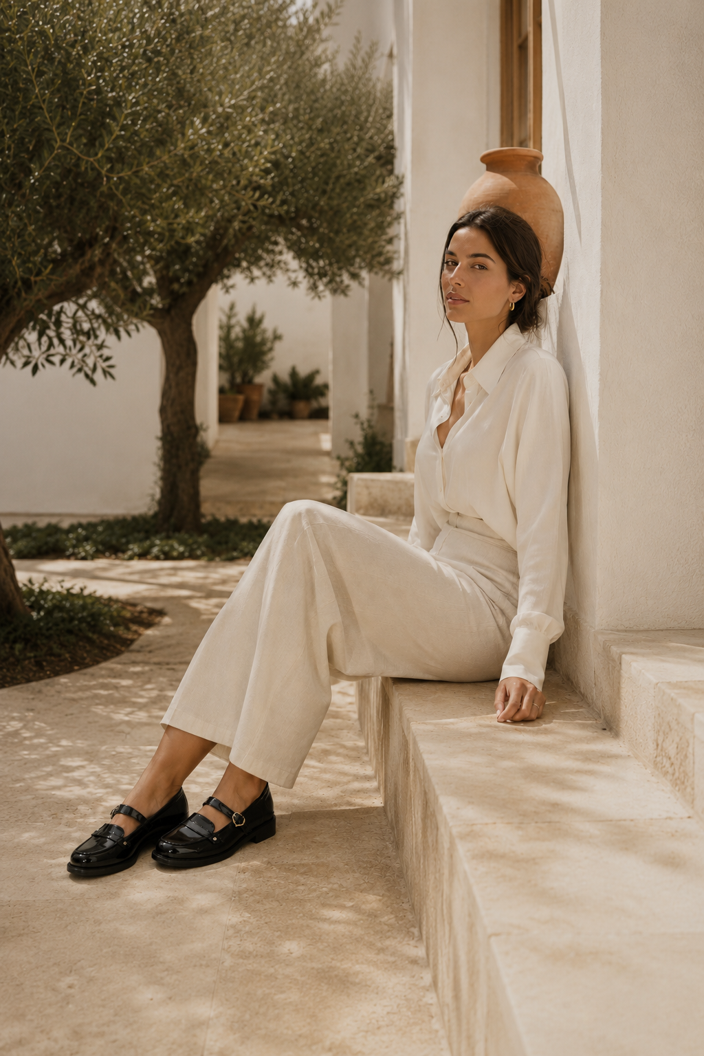 Jade - Mocassins En Cuir Vernis