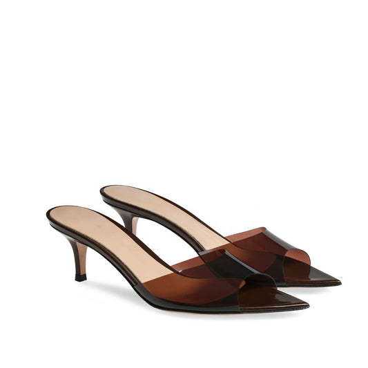 Valentina - Mules à Talons Chatons