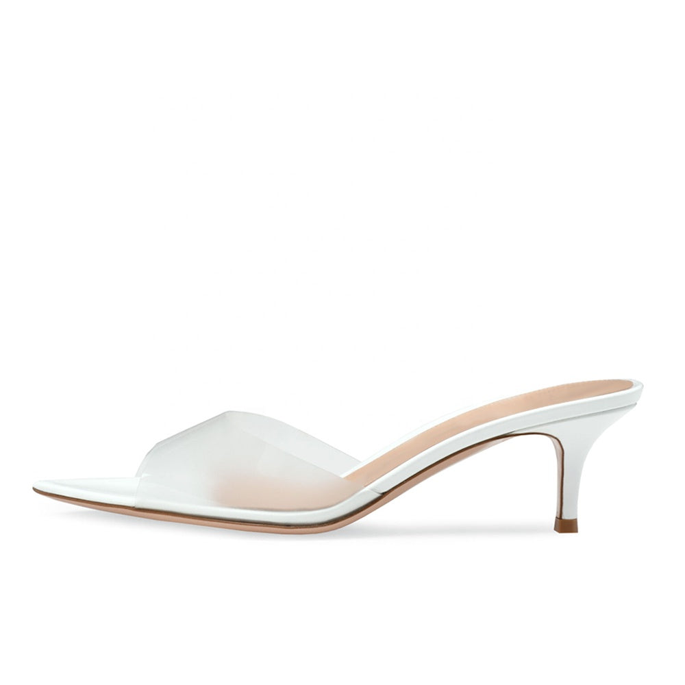 Valentina - Mules à Talons Chatons