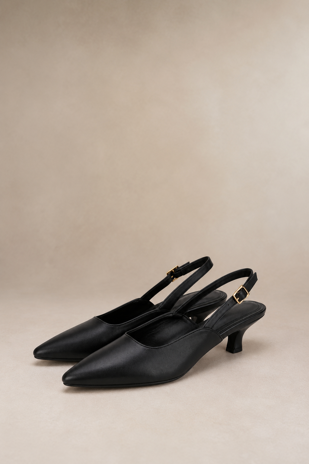 Nina - Slingback Kitten Heels